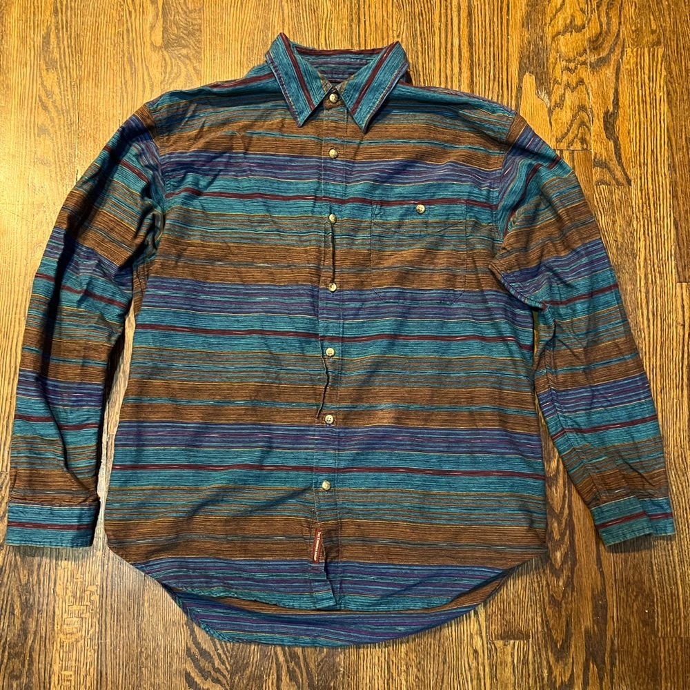 The Territory Ahead Aztec Southwestern Style Button Down Size XL